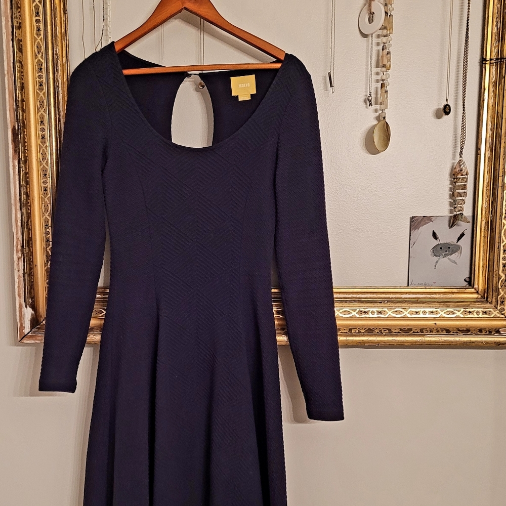 Anthropologie Maeve Long Sleeved Dress